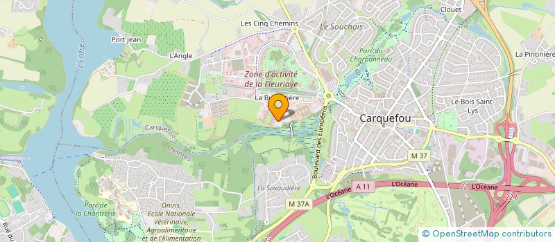 localisation de l'entreprise MONSIEUR RAFIOU CAMARA à CARQUEFOU