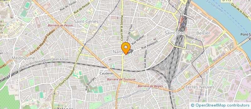 localisation de l'entreprise MONSIEUR RAFIQ BOUDJEMIL  BORDEAUX