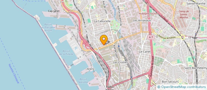 localisation de l'entreprise MONSIEUR RAFIQ BOULDIAB à MARSEILLE