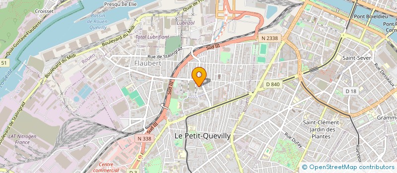 localisation de l'entreprise MONSIEUR RAFIQUL HOWLADER à LE PETIT-QUEVILLY