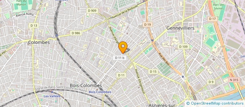 localisation de l'entreprise MONSIEUR RAFIQUL ISLAM à BOIS-COLOMBES