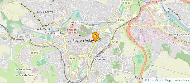 localisation de l'entreprise MONSIEUR RAFIQULLAH MIAKHIL  LE PUY-EN-VELAY