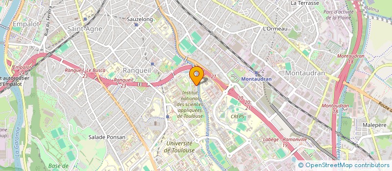 localisation de l'entreprise MONSIEUR RAFIULLAH BAHRAM à TOULOUSE