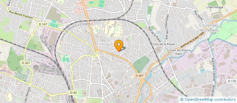 localisation de l'entreprise MONSIEUR RAFIULLAH HUSSAIN KHEL à NEVERS