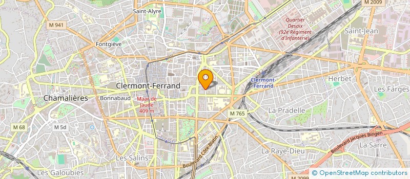 localisation de l'entreprise MONSIEUR RAFIULLAH SHERZAD  CLERMONT-FERRAND