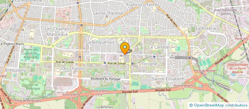 localisation de l'entreprise MONSIEUR RAFIULLAH WAZIRI  RENNES