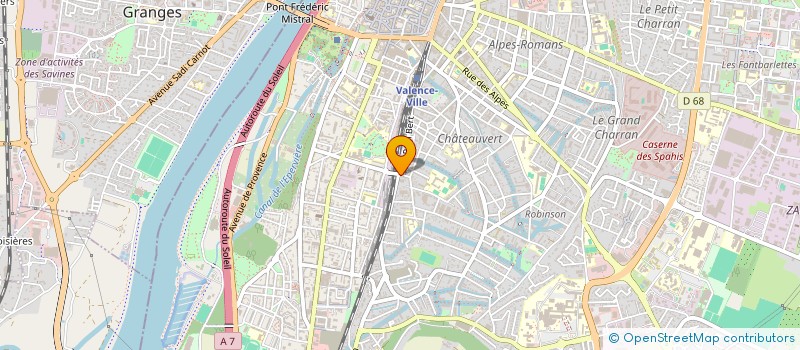 localisation de l'entreprise MONSIEUR RAGHEB EL MEKKI  VALENCE