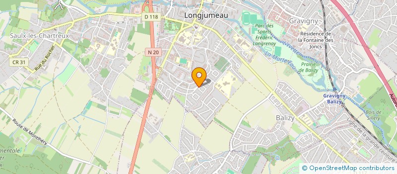 localisation de l'entreprise MONSIEUR RAGOU RADJOU  LONGJUMEAU