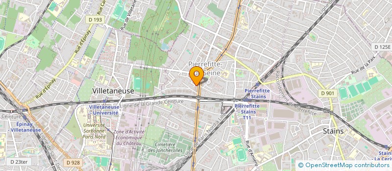 localisation de l'entreprise MONSIEUR RAGUL MOUROUGANE  PIERREFITTE-SUR-SEINE