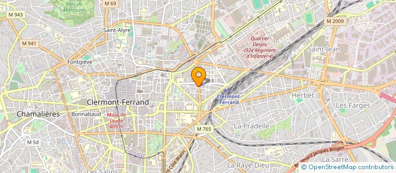 localisation de l'entreprise MONSIEUR RAHAL SAADANI  CLERMONT-FERRAND