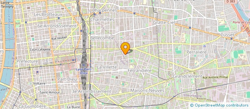 localisation de l'entreprise MONSIEUR RAHATULLAH NIAZAI  VILLEURBANNE