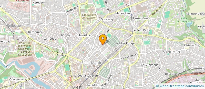 localisation de l'entreprise MONSIEUR RAHATULLAH SHINWARI à BREST