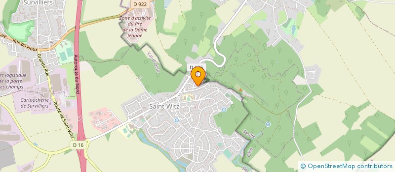 localisation de l'entreprise MONSIEUR RAHIM ADRAR  SAINT-WITZ