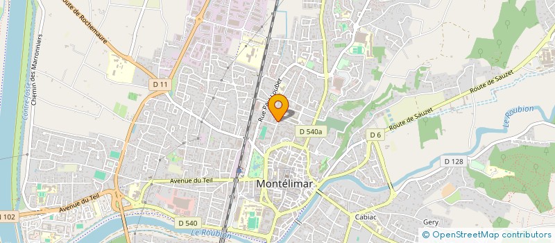 localisation de l'entreprise MONSIEUR RAHIM BAJRAMI  MONTELIMAR