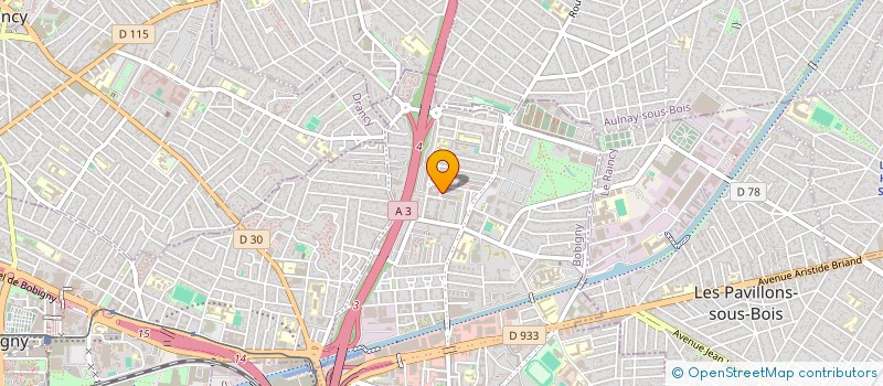 localisation de l'entreprise MONSIEUR RAHIM BECHAR  BONDY