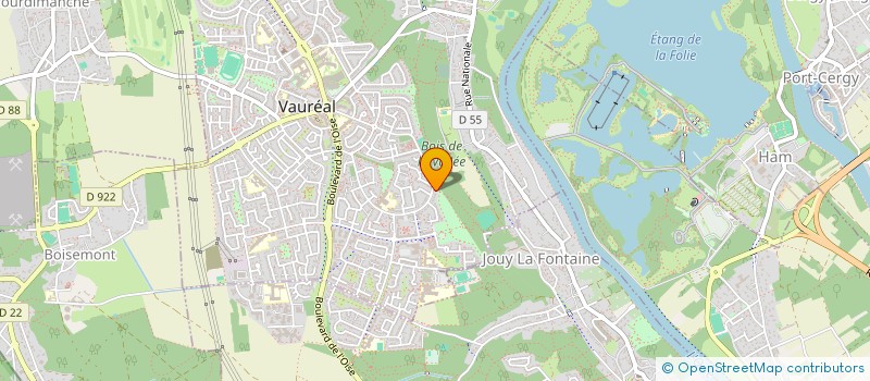 localisation de l'entreprise MONSIEUR RAHIM EDALAT SHAHRI  VAUREAL