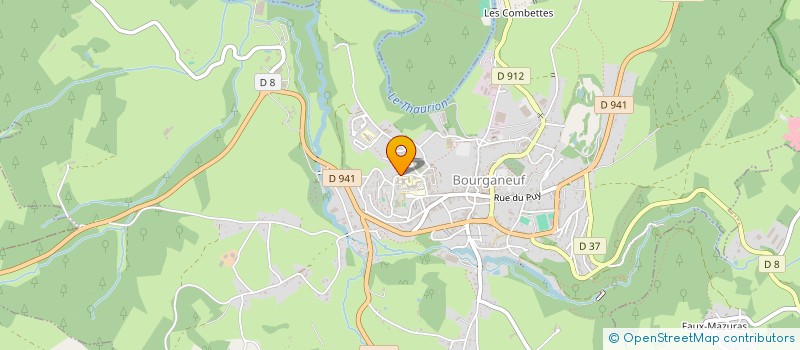 localisation de l'entreprise MONSIEUR RAHIM GUNGOR  BOURGANEUF