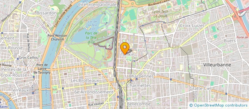 localisation de l'entreprise MONSIEUR RAHIM KOHI  VILLEURBANNE