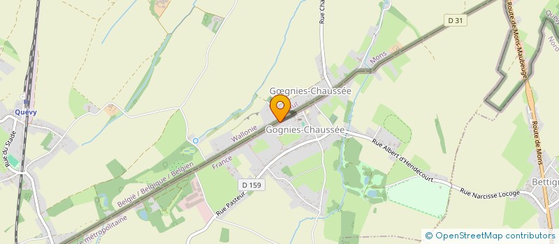 localisation de l'entreprise MONSIEUR RAHIM LIXON  GOGNIES-CHAUSSEE