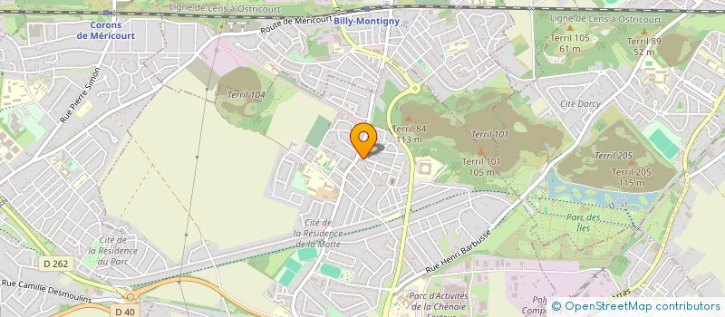 localisation de l'entreprise MONSIEUR RAHIM MOHAMED  ROUVROY