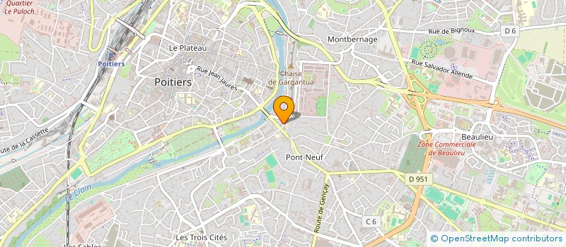 localisation de l'entreprise MONSIEUR RAHIM SARVARI  POITIERS