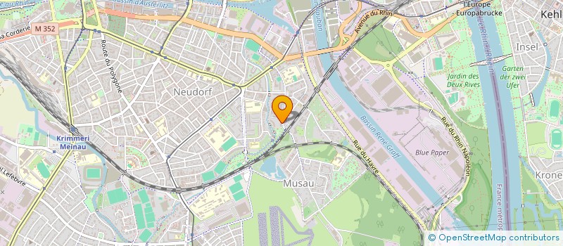 localisation de l'entreprise MONSIEUR RAHIMGUL QASSIMI  STRASBOURG