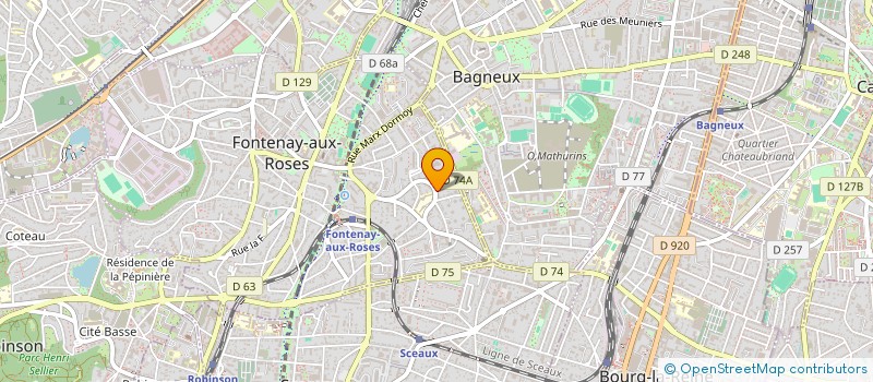 localisation de l'entreprise MONSIEUR RAHIMI AHMAD SHAH à FONTENAY-AUX-ROSES