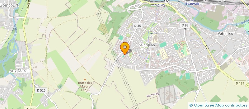 localisation de l'entreprise MONSIEUR RAHIMULLAH LODIN  BEAUVAIS