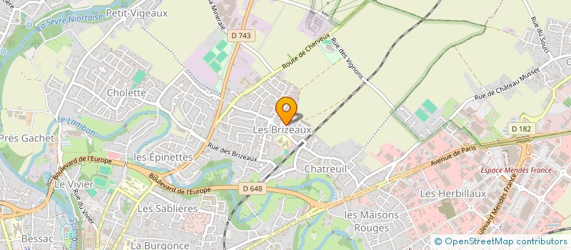 localisation de l'entreprise MONSIEUR RAHIMULLAH SHERZAI  NIORT