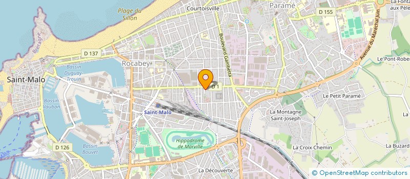 localisation de l'entreprise MONSIEUR RAHIMULLAH SHINWARI  SAINT-MALO