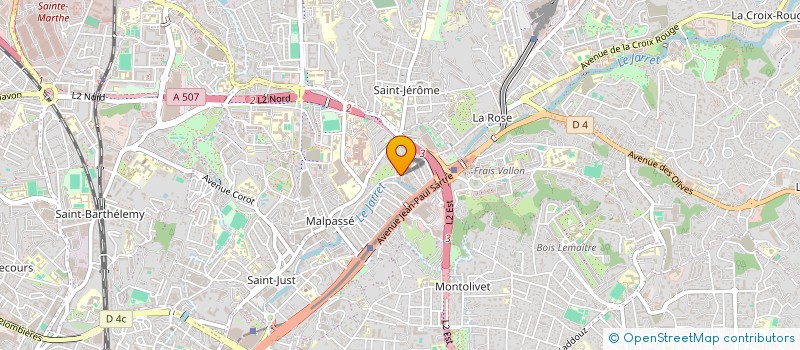 localisation de l'entreprise MONSIEUR RAHJEH RAHJEH  MARSEILLE