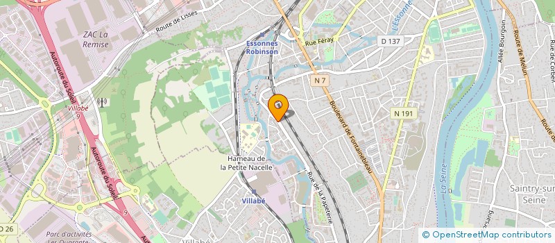 localisation de l'entreprise MONSIEUR RAHMA KOURICHEL à CORBEIL-ESSONNES