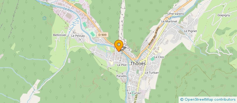 localisation de l'entreprise MONSIEUR RAHMAN COLAK  THONES