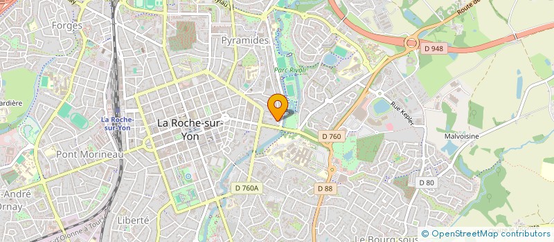 localisation de l'entreprise MONSIEUR RAHMAN HABIBUR  LA ROCHE-SUR-YON