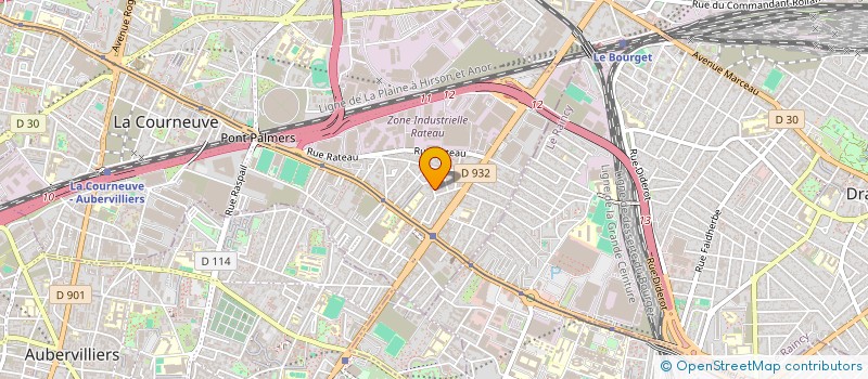 localisation de l'entreprise MONSIEUR RAHMAN SOPON SAIFUR à LA COURNEUVE