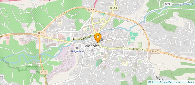 localisation de l'entreprise MONSIEUR RAHMANE SAKHI à BRIGNOLES