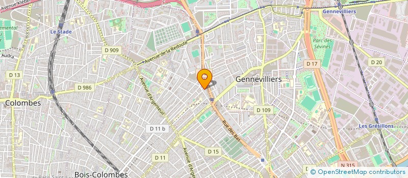 localisation de l'entreprise MONSIEUR RAHMANI MHANNI  ASNIERES-SUR-SEINE