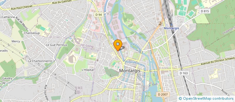 localisation de l'entreprise MONSIEUR RAHMANULLAH MASSOD à MONTARGIS