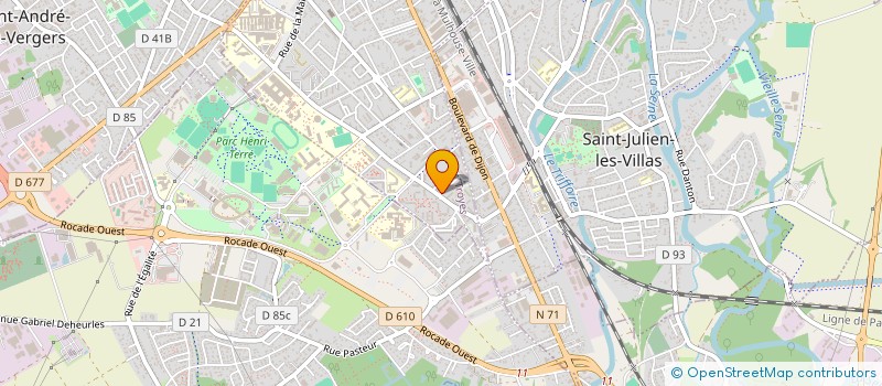 localisation de l'entreprise MONSIEUR RAHMANY ATIQULLAH  TROYES