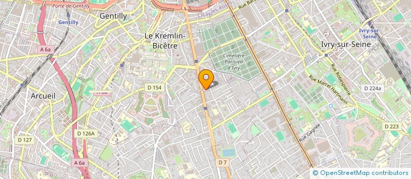 localisation de l'entreprise MONSIEUR RAHMAT HUSSAINI  LE KREMLIN-BICETRE