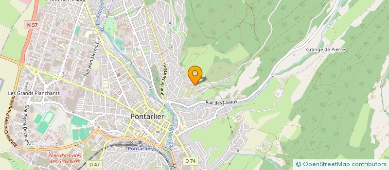 localisation de l'entreprise MONSIEUR RAHMATULLA OUZBEK à PONTARLIER