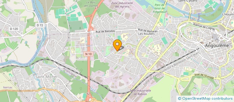 localisation de l'entreprise MONSIEUR RAHMATULLAH AHMADZAI à ANGOULEME