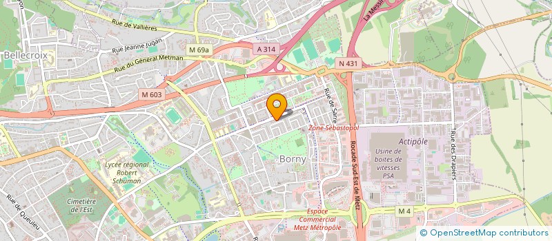 localisation de l'entreprise MONSIEUR RAHMATULLAH AHMADZAI  METZ