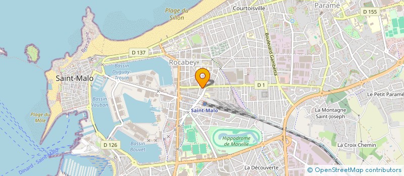 localisation de l'entreprise MONSIEUR RAHMATULLAH ARSALA KHAN  SAINT-MALO