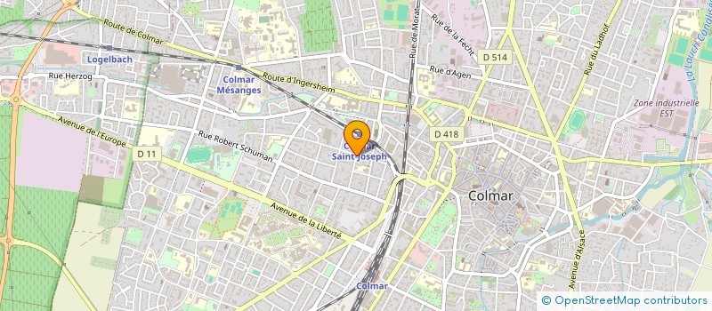 localisation de l'entreprise MONSIEUR RAHMATULLAH KHAN  COLMAR