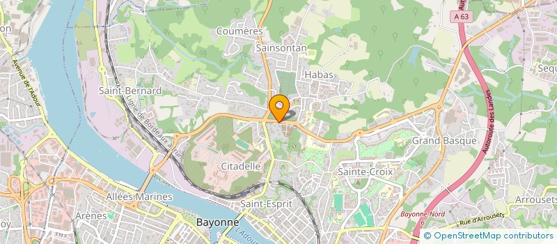 localisation de l'entreprise MONSIEUR RAHMATULLAH MOMAND  BAYONNE