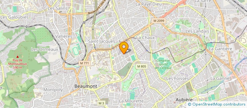 localisation de l'entreprise MONSIEUR RAHMATULLAH NAZARY  CLERMONT-FERRAND