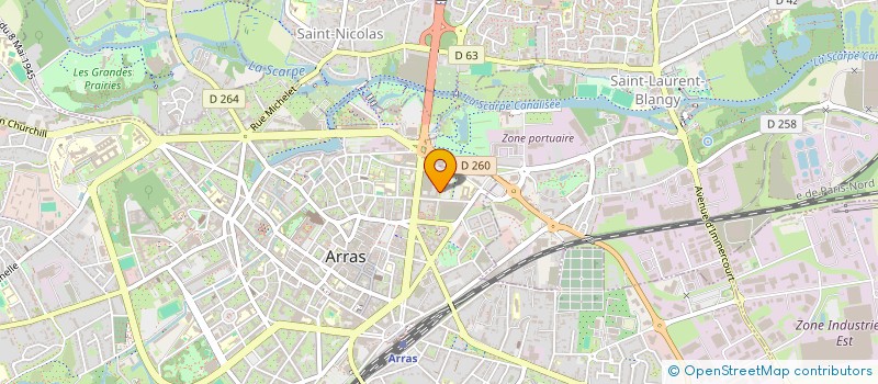 localisation de l'entreprise MONSIEUR RAHMATULLAH RAZMENDA à ARRAS