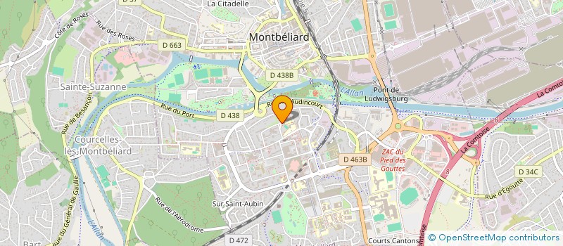 localisation de l'entreprise MONSIEUR RAHMATULLAH REGI  MONTBELIARD