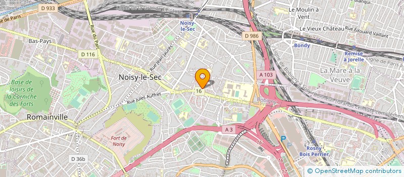 localisation de l'entreprise MONSIEUR RAHMATULLAH SHINWARI à NOISY-LE-SEC